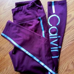 NWOT - Women's Gorgeous Calvin Klein Workout Leggings - Size Medium